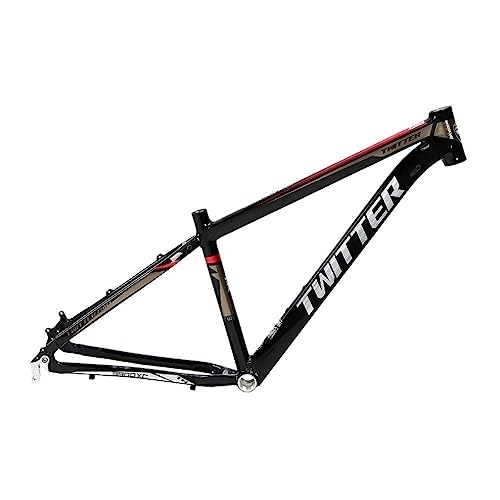 Mountain Bike Frames : MTB Frame 29er Hardtail Mountain Bike Frame 15.5'' / 17'' / 19'' Aluminum Alloy Disc Brake Bicycle Frame Routing Internal BSA68 Quick Release Axle 135x9mm Straight Headset ( Color : Red , Size : 29x17'' )