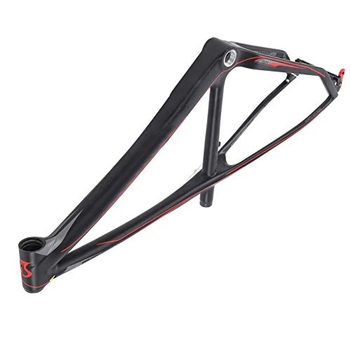 Mountain Bike Frames : MTB Mountain Bike Frame, 27.5er x17.5in Carbon Bike Frame, Carbon Suspension Frame with Headset Seatpost Clip
