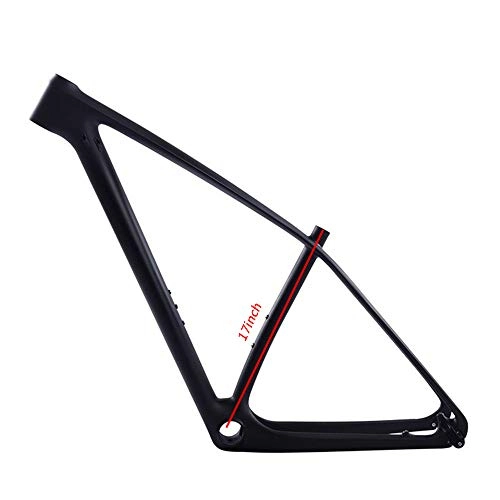 Mountain Bike Frames : NXXML UD black Carbon Fiber, Mountain Racing Bike Frame, 29 Inch Unibody, Internal Cable Routing, T800 High Strength Carbon Fiber Frame, M