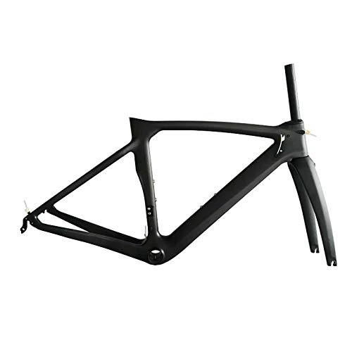 Mountain Bike Frames : QDY-Carbon Fiber 700C Mountain Bike Frame Black (Fork)