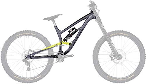 Mountain Bike Frames : VOTEC VD Framekit Frame Set grey-acid yellow Framesize M | 41cm 2017 mountain bike frame