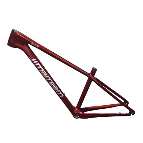 Mountain Bike Frames : WAMBAS Full Carbon MTB Frame 27.5er 29er Hardtail Mountain Bike Frame 15'' 17'' 19'' Bicycle Frame QR 135mm Disc Brake Routing Internal (Size : 29 * 19'')