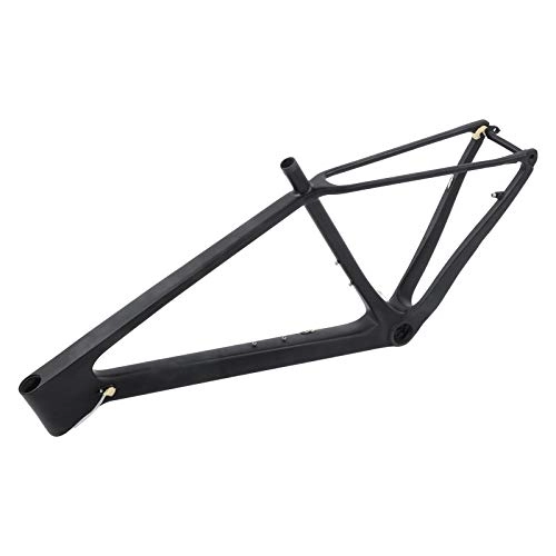 Mountain Bike Frames : Weikeya Carbon Fiber Front Fork Frame, Easy to Install Ultralight Bike Frame for Road Bike and Mountain Bike (29ER*19 inches)