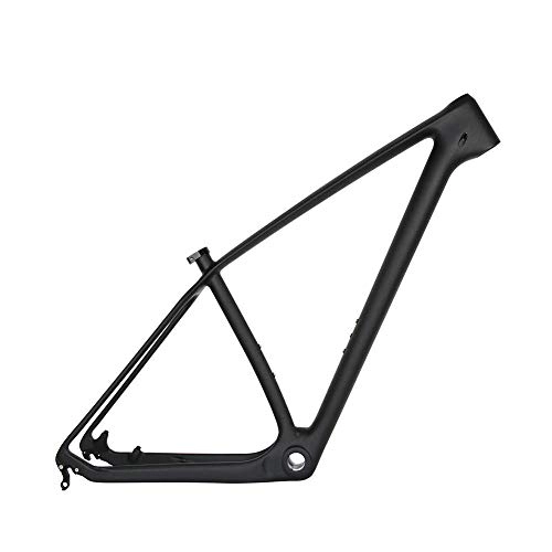 Mountain Bike Frames : Wenhu Carbon Frame MTB 650B Carbon Mount for Mountain Bike UD Black 142 * 12Mm Cross Shaft And 135 * 9Mm QR Frames, 27.5er15inchMatte