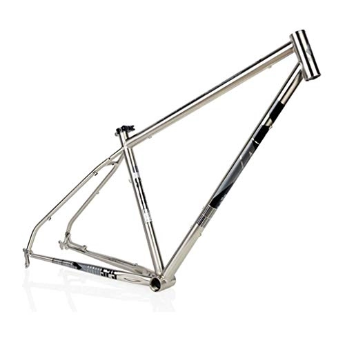 Mountain Bike Frames : Wz Bicycle Frames Unibody Chrome Molybdenum High-end Steel Mountain Elasticity 26 / 27.5Strength Rust (Color : 16, Size : 27.5inch)