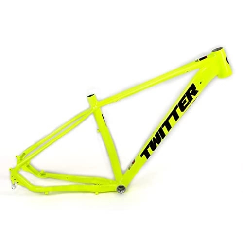 Mountain Bike Frames : YOJOLO MTB Frame 27.5 / 29er Hardtail Mountain Bike Frame 15'' / 17'' / 19'' Aluminum Alloy Disc Brake Bicycle Frame Quick Release Axle 135mm BSA68 Routing Internal (Color : Green, Size : 27.5x15'')