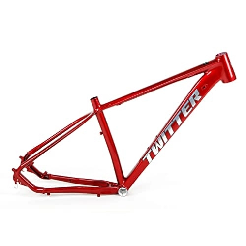 Mountain Bike Frames : YOJOLO MTB Frame 27.5 / 29er Hardtail Mountain Bike Frame 15'' / 17'' / 19'' Aluminum Alloy Disc Brake Bicycle Frame Quick Release Axle 135mm BSA68 Routing Internal (Color : Red, Size : 27.5x15'')