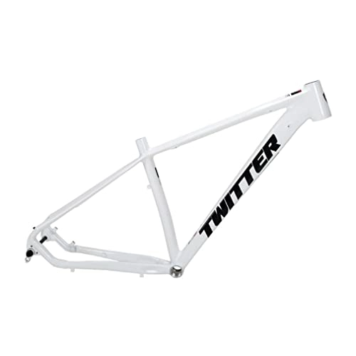 Mountain Bike Frames : YUISLE MTB Frame 27.5 / 29er Hardtail Mountain Bike Frame 15'' / 17'' / 19'' 12 * 148mm Thru Axle Boost Frame XC Aluminum Alloy Disc Brake Frame Routing Internal (Color : White, Size : 27.5 * 15'')