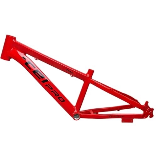 Mountain Bike Frames : ZFF 24 * 13.5'' Mountain Bike Frame Aluminum Alloy Children's Bike Frame Disc Brake QR 135mm XC Racing Frame Internal Routing (Color : Red, Size : 13.5'')