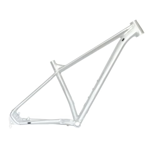 Mountain Bike Frames : ZFF Mountain Bike Frame Aluminum Alloy Hardtail Trail Frame 29 * 16 / 18 / 20'' MTB Frame Thru Axle 12 * 148mm Disc Brake Travel 140-150mm (Color : Silver, Size : 16'')