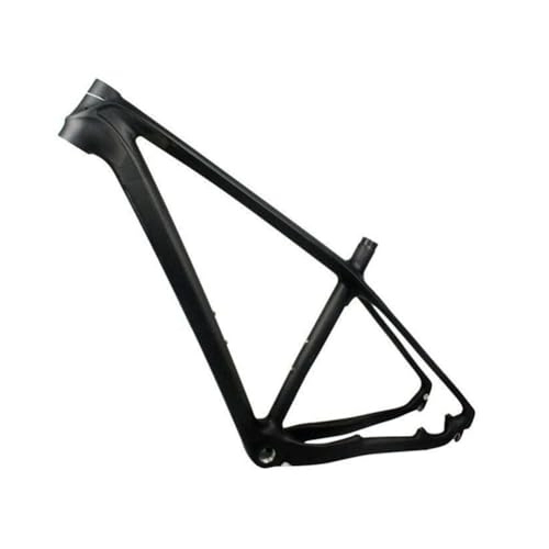 Mountain Bike Frames : ZFF MTB Frame Carbon Fiber 16.5'' / 19'' / 21'' 29er Mountain Bike Frame Disc Brake QR 135mm Internal Routing Frame Ultralight (Color : Matte Black, Size : 16.5'')