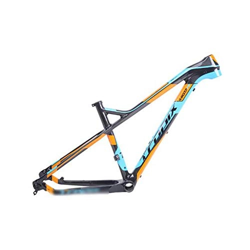 Mountain Bike Frames : Zhenwo Carbon Mountain Bike Off-Road Frame 27.5Er 142Mm * 12Mm by Fiber T800 Carbon Bicycle Frame Axis 15 17Inch BB90 650B MTB Xc 2020 New 27.5 * 17Inch, 1