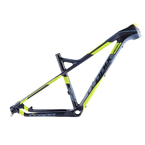 Mountain Bike Frames : Zhenwo Carbon Mountain Bike Off-Road Frame 27.5Er 142Mm * 12Mm by Fiber T800 Carbon Bicycle Frame Axis 15 17Inch BB90 650B MTB Xc 2020 New 27.5 * 17Inch, 3
