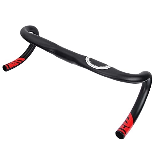 Mountain Bike Handlebar : 01 02 015 Racing Bike Handlebar, Mountain Bike Handlebar Humanized Curve Design Wear Resistant Easy Replaceable Clear Marking for Maintenance for Cycling for Replacement