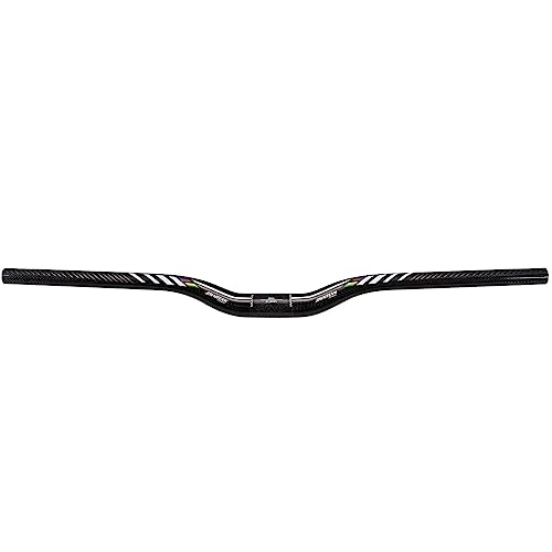 Mountain Bike Handlebar : 31.8mm Carbon Fiber Mountain Bike Handlebars MTB Handllebar Riser Extra Long 580-760mm Fit For XC DH Bicycle Bars (Size : 580mm)