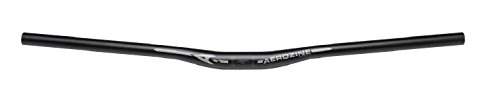 Mountain Bike Handlebar : Aerozine Al-7050 Barbore: 31.8mm Rise: 15 Degree Length: 750mm MTB Handlebar, Matt Black
