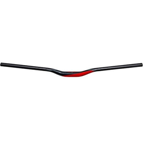 Mountain Bike Handlebar : AZONIC Unisex's BLACK / RED FLOW 1" HANDLEBAR 31.8 / 750mm, 31.8
