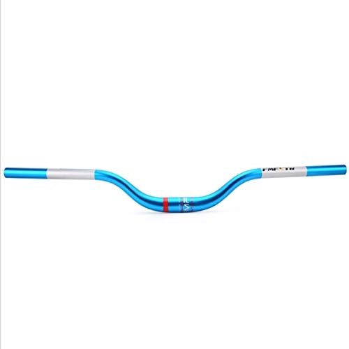 Mountain Bike Handlebar : Bicycle Riser Bar Aluminium Alloy Bicycle Handlebar Durable Riser Bicycle Mountain Bike Road Bike Mountain Bike Handlebar Accessories Strong and Robust (Colour: Blue, Size: 72 x 3.18 cm)