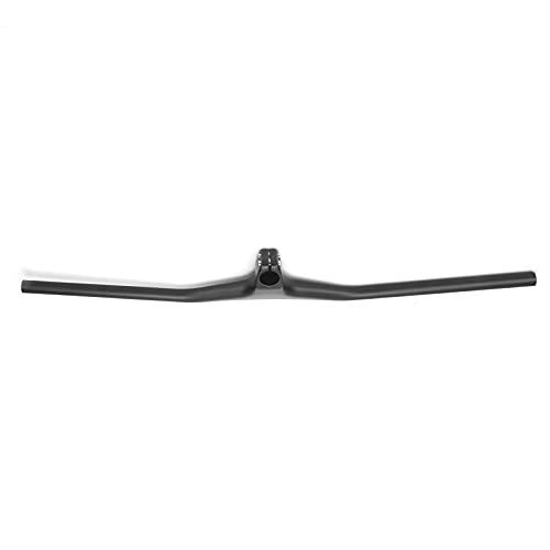 Mountain Bike Handlebar : Carbon Integrated Bicycle Handlebar, Strong Integrated Carbon Handlebar Efficient Riding Proper Elasticity Comfortable for Excellent Mountain Riding Experience