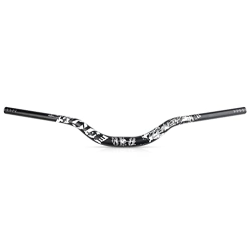 Mountain Bike Handlebar : HIMALO Aluminum Alloy MTB Handlebar 31.8mm Mountain Bike Riser Handlebar XC AM DH 720mm 780mm Extra Long Bars Rise 50mm (Color : Black, Size : 720mm)