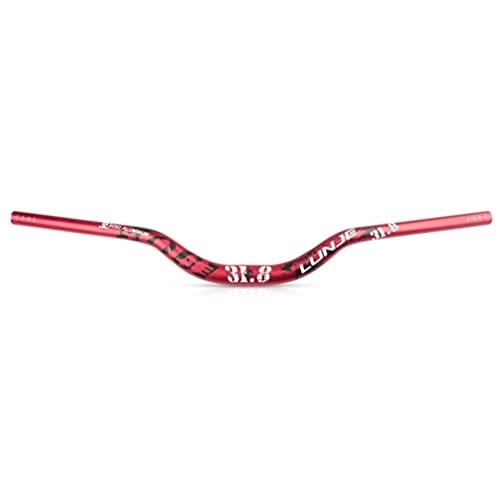 Mountain Bike Handlebar : HIMALO Aluminum Alloy MTB Handlebar 31.8mm Mountain Bike Riser Handlebar XC AM DH 720mm 780mm Extra Long Bars Rise 50mm (Color : Red, Size : 720mm)