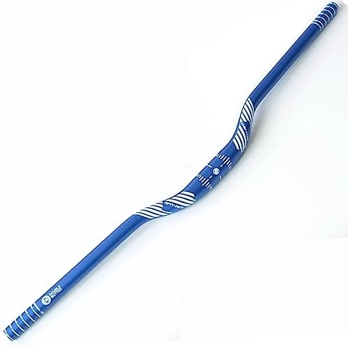 Mountain Bike Handlebar : Mountain Bike Handlebar 780mm Aluminium Alloy Bicycle Riser Bars Extra Long for Downhill Racing BMX DH XC AM FR Rise 35mm 31.8mm Bicycle Handlebars (Color : Blauw, Size : 780mm)