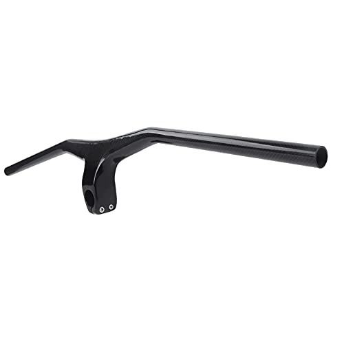 Mountain Bike Handlebar : Mountain Bike Handlebars, Integrated Bicycle Handlebar Minus 17 Degrees for Road Bicycle