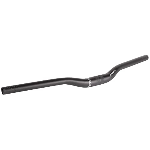 Mountain Bike Handlebar : P4B Bicycle Handlebar for Mountain Bike, 620 mm Width, for Clamping 31.8 mm, 30 mm Height (Rise), Made of Butted Aluminium, Matte Black