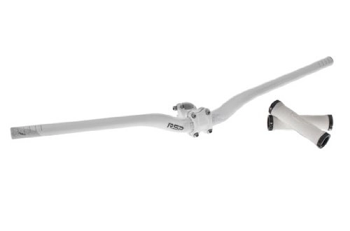 Mountain Bike Handlebar : RSP Bar Stem Grip - White, 72 x 3.18 cm
