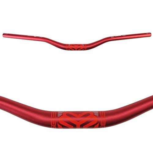 Mountain Bike Handlebar : SB3Flowy DH 810UNISEX ADULT BICYCLE HANDLEBAR Stealth Red