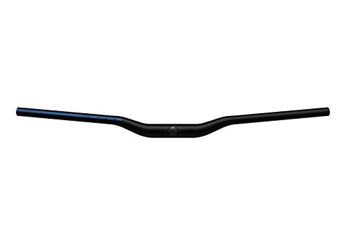 Mountain Bike Handlebar : Spank Spoon 35 mm Rise 25 mm Unisex Adult Hanger, Black / Blue, 800 mm