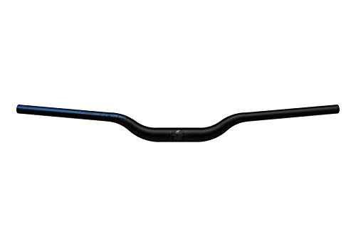 Mountain Bike Handlebar : Spank Spoon 35 mm, Rise 40 mm Unisex Adult Hanger, Black / Blue, 800 mm