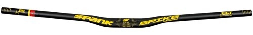 Mountain Bike Handlebar : Spank Unisex_Adult Spike 800 Race bar, VIBRO CORE, XGT, 31.8 mm Handlebar, Black / Yellow, 15 mm