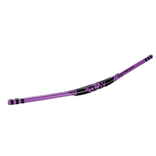 Mountain Bike Handlebar : Zjcpow-SP Bicycle handle Bicycle Handlebar, Aluminum Alloy Riser Handlebar For MTB, Road Bikes, Long-distance Mountain Cycling Racing Travel Relax And Rest (Color : Purple, Size : 31.8mm 720mm)