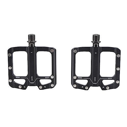 Mountain Bike Pedal : 1 Pair Bicycle Pedals, Aluminium Alloy Bicycle Platform Pedals Bearing Treadle Bicycle Pedals for Mountain Bike, Road Bike
