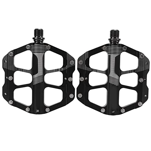 Mountain Bike Pedal : 1 Pair Bike Bearing Pedal Non Slip Ultralight Bicycle Pedal 107mm Widen Tread 3 Bearing Bike Pedals Accessory