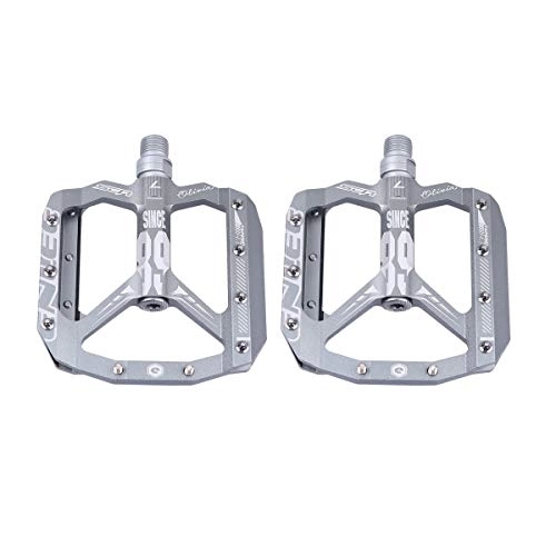Mountain Bike Pedal : 1 Pair Mountain Bike Pedal Cleats for Kids Bike Pedal Replacement Flat Pedals Lightweight Bike Pedals Road Bike Pedals Bike Part Replacement Fixed Gear Clip Child Non-slip