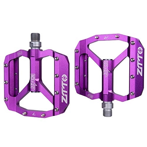 Mountain Bike Pedal : 1 Pair Pedals, Aluminum Alloy Ultralight Non-Slip Bike Pedals Bicycle Platform Pedals for Mountain Bike Road Bike