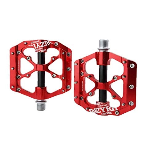 Mountain Bike Pedal : 2 Pcs Mountain Bike Pedals Aluminum Antiskid Durable Bicycle Cycling Pedals Ultra Strong Colorful Bicycle Pedals