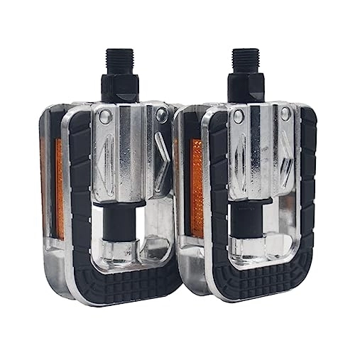 Mountain Bike Pedal : 2Pcs Mountain Bike Pedals Cycling Accessories Lightweight Replacement Aluminum Alloy Mountain Road Bikes Nonslip Nails Universal Flat Pedals