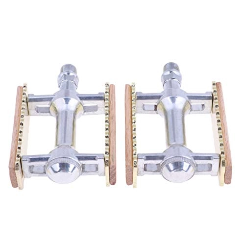 Mountain Bike Pedal : 2Pcs Vintage Mountain Bike Pedals Replacement - Universal fit Road Bicycle Cycling Touring - Select Colors - Gold