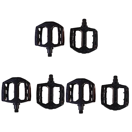 Mountain Bike Pedal : 3 Pairs Pull Lights Flat Pedals Kids Bike Accessories Bicycle Accesories Cycle Pedal Folding Bike Pedals Se Bike Accessories Mountain Bike Pedals Aluminum Alloy Scattered Beads