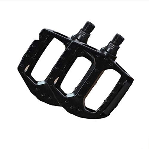Mountain Bike Pedal : 8HAOWENJU Bicycle Pedals Aluminum Alloy Pedals 2 / Package Comfortable (Color : Black)