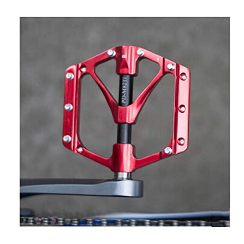 Mountain Bike Pedal : 8HAOWENJU Bicycle Pedals Aluminum Alloy Pedals 2 / Package Comfortable High-end Atmosphere, Fashion (Color : Silver)