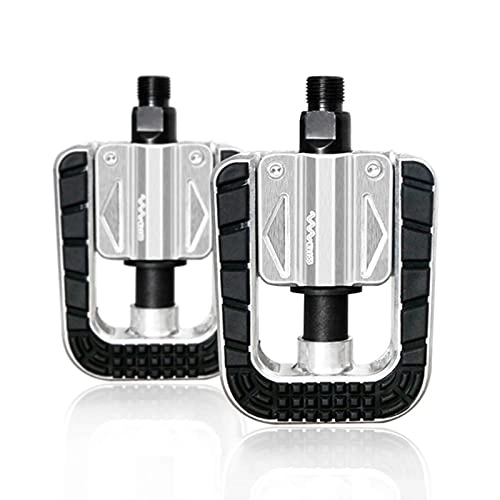 Mountain Bike Pedal : A Pair Mountain Road Bike Pedal Aluminum Bicycle Replacement Folding Reflective Pedals Universal Use