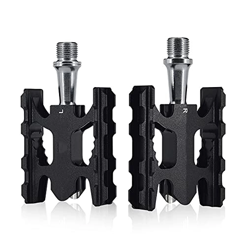 Mountain Bike Pedal : AHGSGG Bicycle Pedals, Lightweight Bearing Pedals with Aluminum Alloy Material, Suitable for Folding Bicycles, Mountain Bikes and Road Bikes, for Outdoor Riding