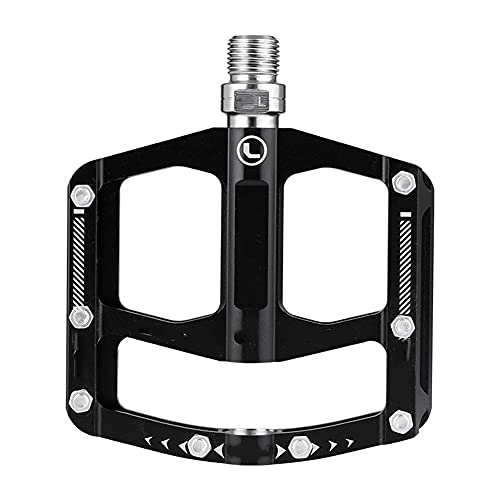 Mountain Bike Pedal : AHGSGG Pedals, Aluminum Alloy Bicycle Pedals with Widened Tread, Suitable for Road Bikes, Mountain Bikes and Folding Bikes, for Outdoor Riding and Household