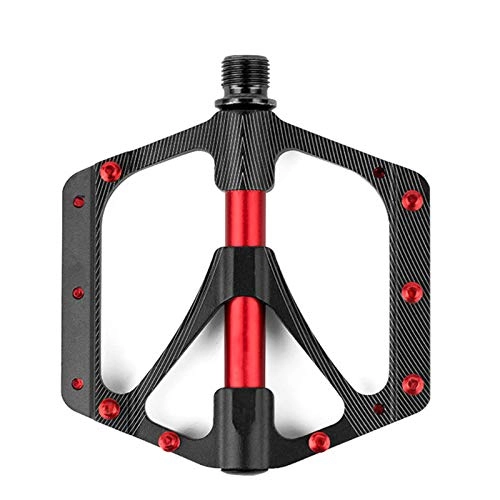 Mountain Bike Pedal : AIHOUSE Bicycle Pedals Lightweight Aluminum Alloy Widen Bicycle Pedal Surface Non-Slip Pedals Suitable for Road Mountain Bikes