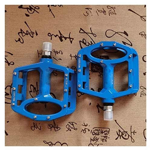 Mountain Bike Pedal : AIRAXE Ultralight Non-slip Magnesium Alloy Road Bike Pedals Mountain Bicycle Pedal Bike Parts Accessories (Color : Blue)