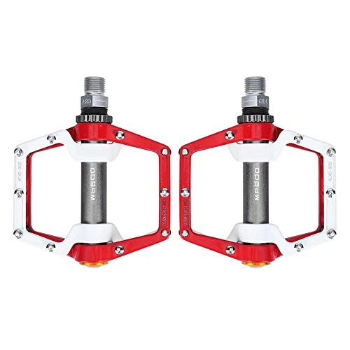 Mountain Bike Pedal : Alinory A Pair of Aluminium Mountain Road Bike Pedals Lightweight Bicycle Cycling Replacement Parts
